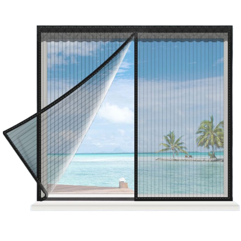 Lichidare de stoc. Plasa pentru fereastra, cu magnet, impotriva insectelor, 120 cm x 120cm