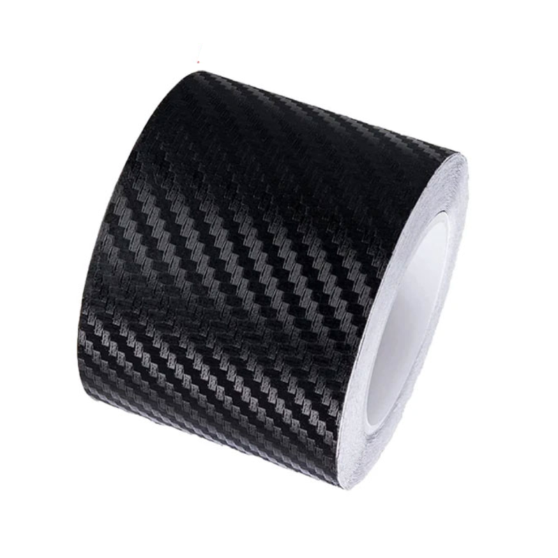 Folie de protectie carbon 3D, rola 5 cm x 5 M, Negru mat